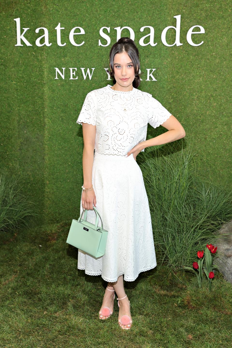 Ella Bleu Travolta at the Kate Spade Presentation during September 2022 New York Fashion Week on Sept. 9, 2022.