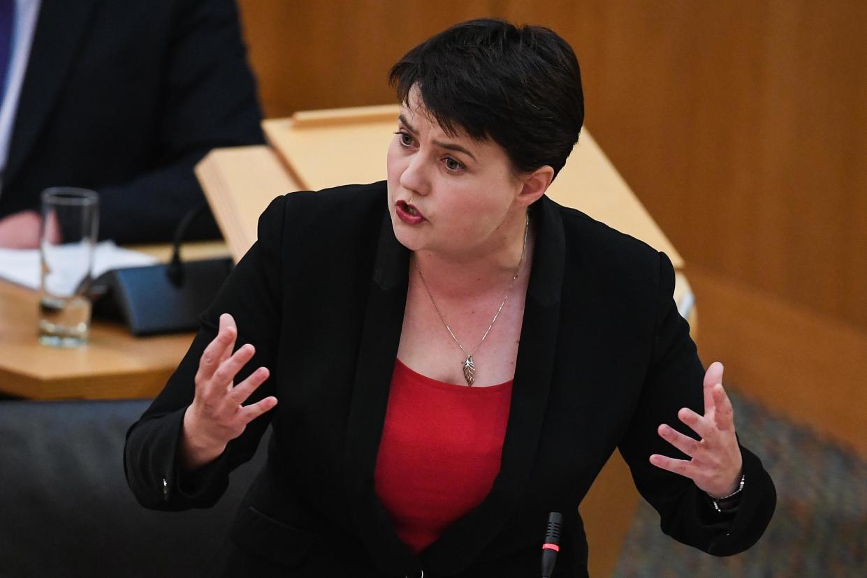 But for Ruth Davidson's leadership in Scotland, the Tories might be in opposition now: Getty