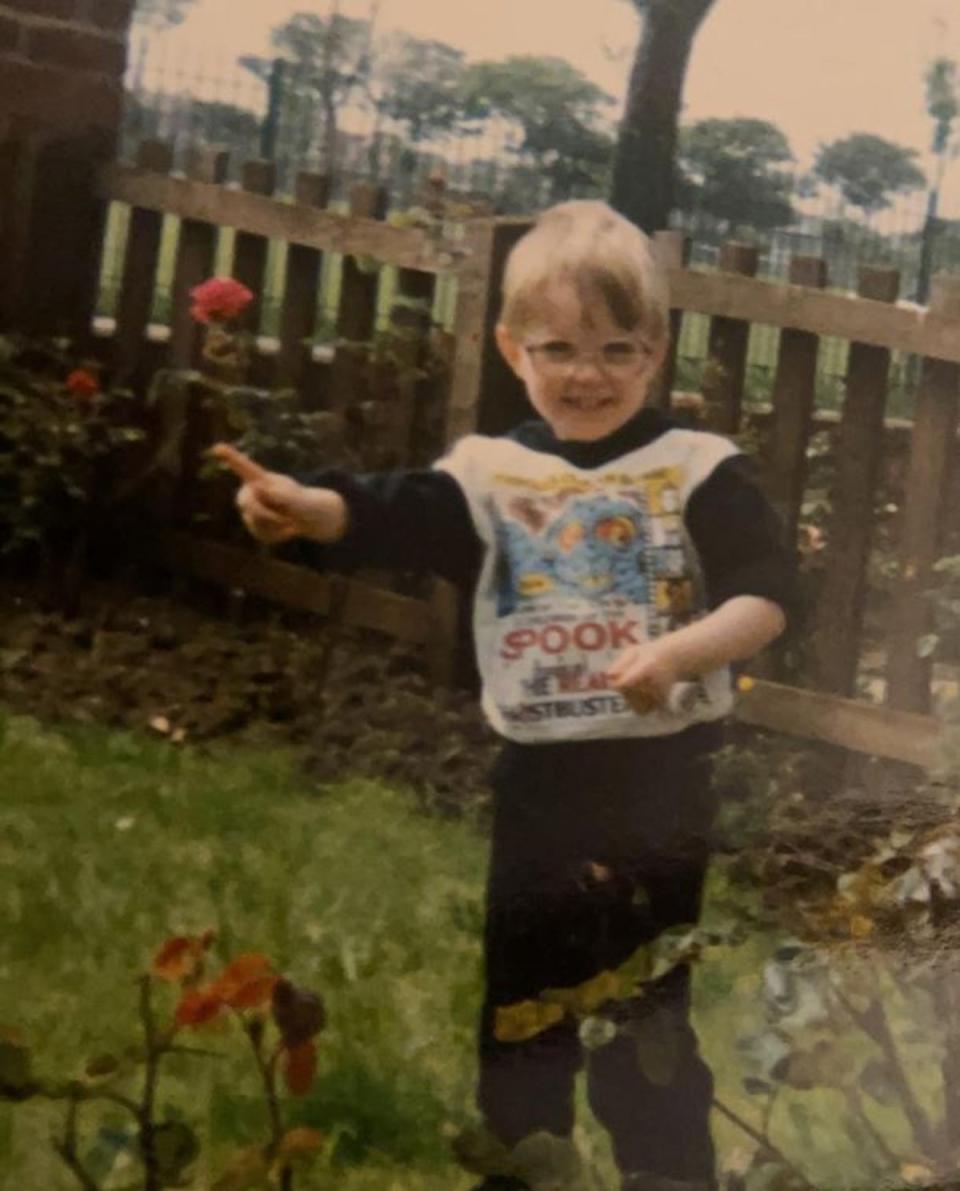 James Arthur pictured as a child before being placed in foster care (James Arthur/Instagram)