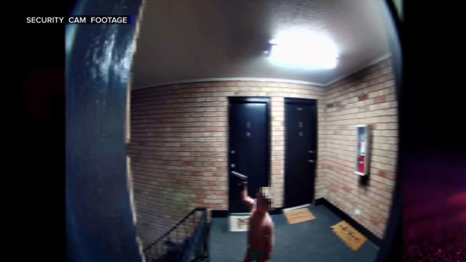 A man has been arrested after footage stunned viewers (Beech Grove Police Department)