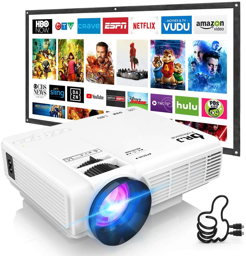 Save $50 on the DR. J Professional HI-04 Mini Video Projector. Image via Amazon. 