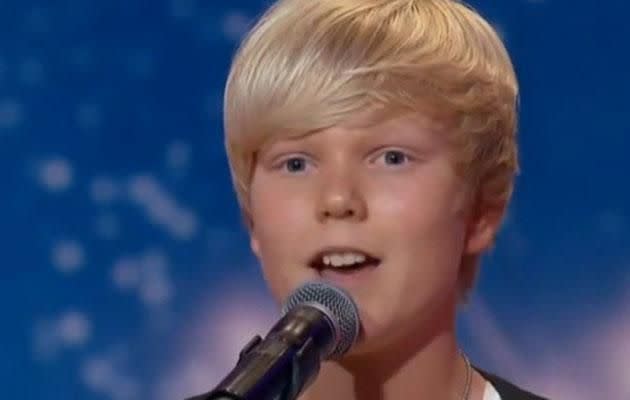 The singer won Australia's Got Talent as a 14-year-old. Source: Channel 7