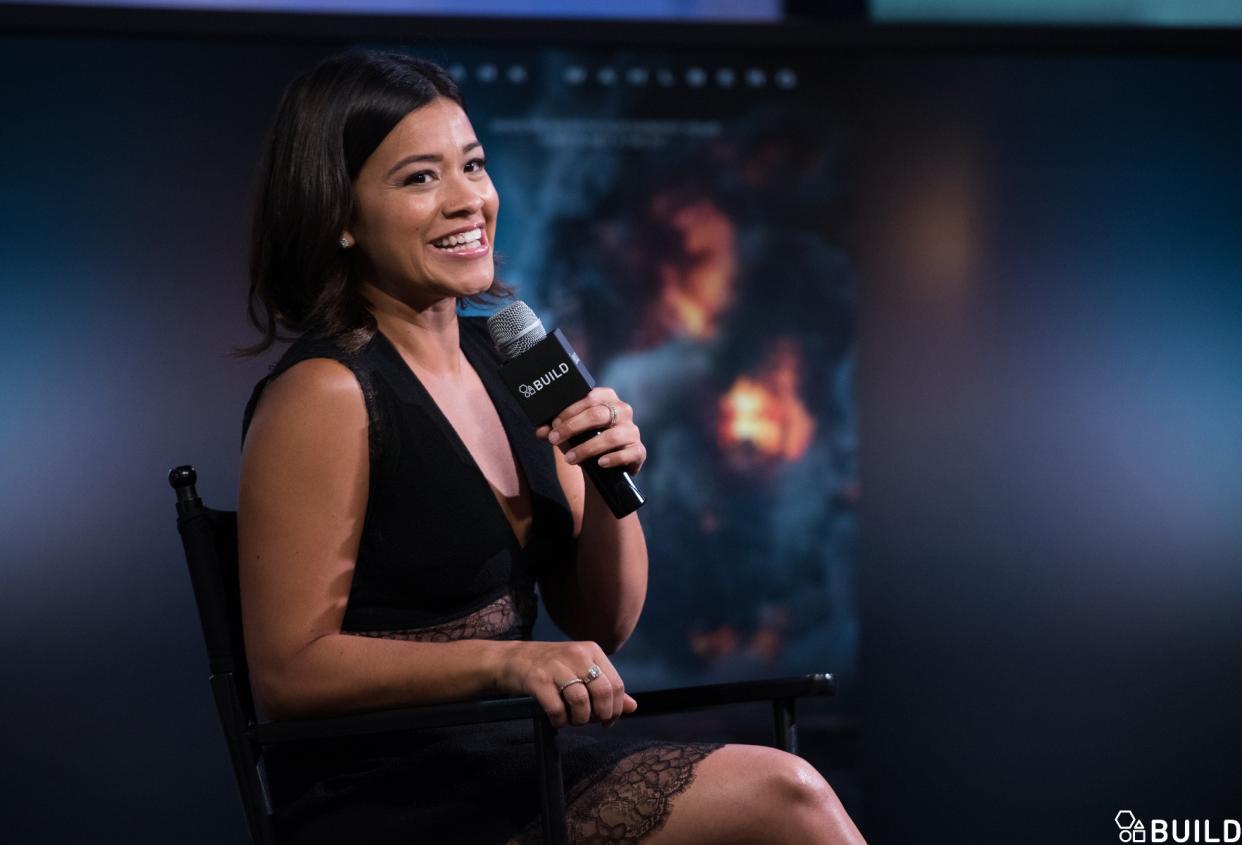 Gina Rodriguez visits AOL Hq for Build on September 26, 2016 in New York. Photos by Noam Galai