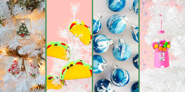 Colorful & Easy DIY Christmas Ornaments