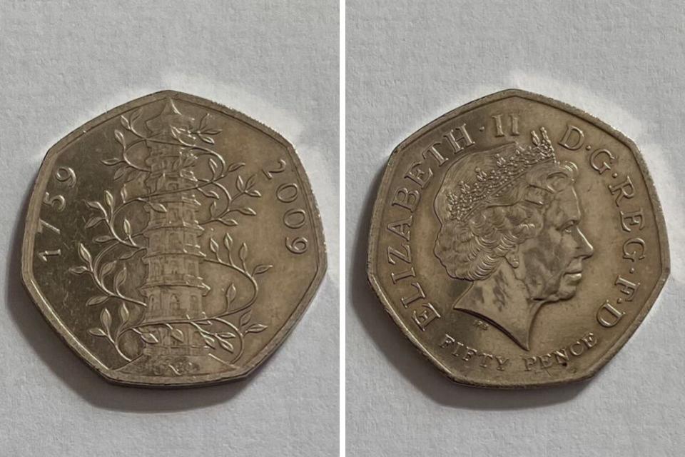 Lancashire Telegraph: The Kew Gardens 50p is the rarest Royal Mint 50p coin