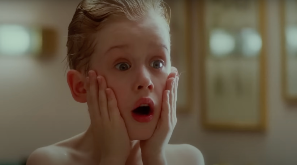 Still image from the film, "Home Alone" (1990).