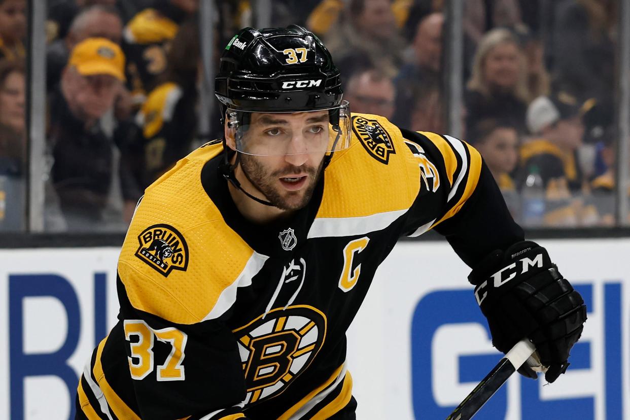 Boston's Patrice Bergeron is expected to re-sign with the Bruins on a 1-year deal.