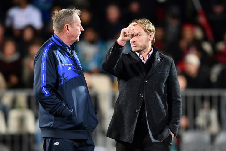 Former All Blacks and Wallabies skills guru Mick Bryne (L) has been named head coach of the Fijian national men's team (Sanka Vidanagama)