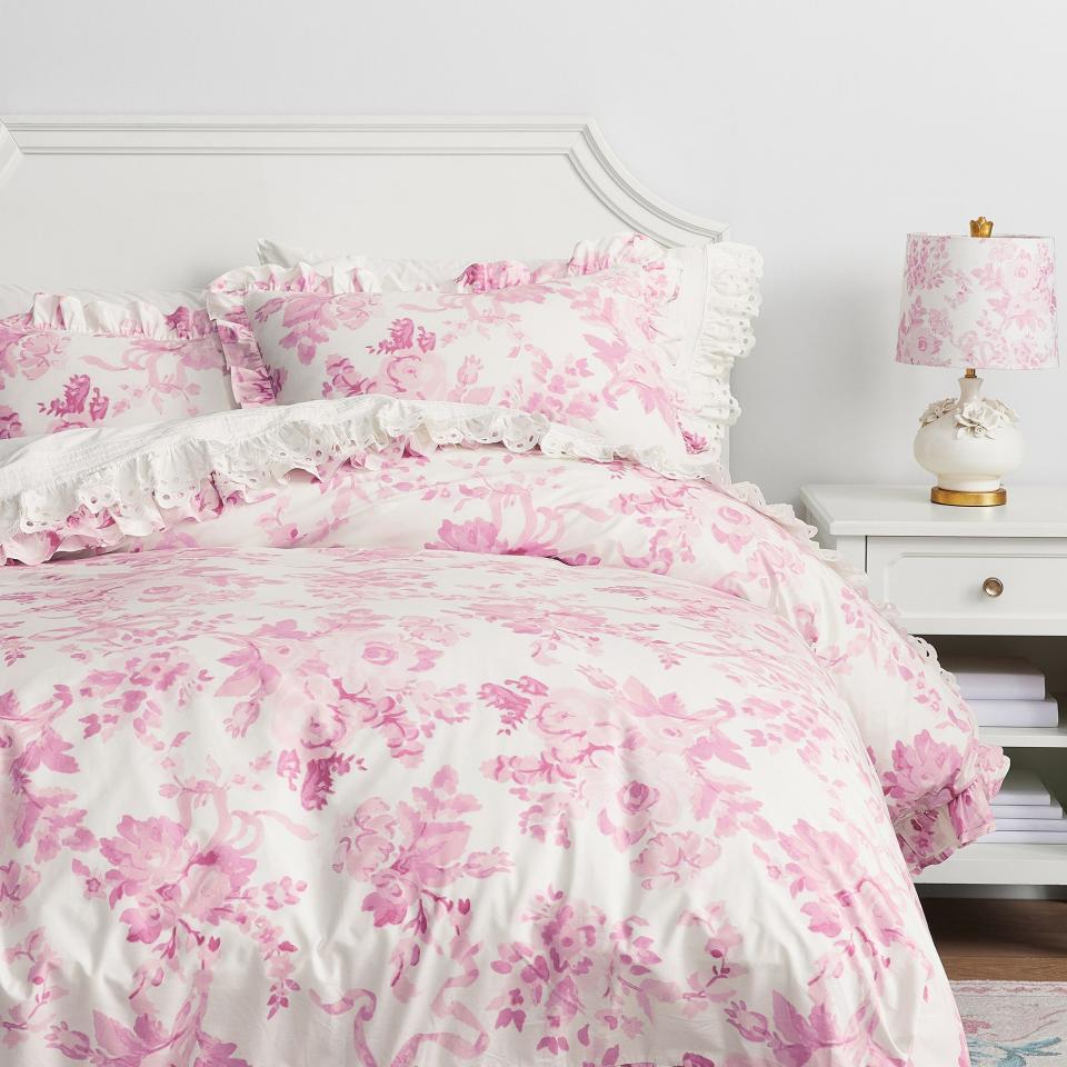 <p><a href="https://go.redirectingat.com?id=74968X1596630&url=https%3A%2F%2Fwww.pbteen.com%2Fproducts%2Floveshackfancy-damask-ruffle-duvet%2F%3Fpkey%3Ds%257Eloveshackfancy%2Bduvet%2Bcover%257E11&sref=https%3A%2F%2Fwww.cosmopolitan.com%2Flifestyle%2Fg45964889%2Fbest-luxury-duvet-covers%2F" rel="nofollow noopener" target="_blank" data-ylk="slk:Shop Now;elm:context_link;itc:0;sec:content-canvas" class="link ">Shop Now</a></p><p>LoveShackFancy Damask Ruffle Duvet Cover</p><p>pbteen.com</p><p>$99.00</p>