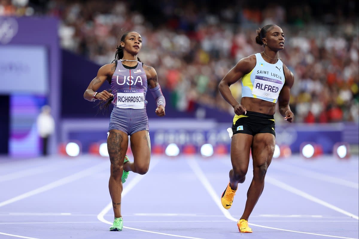 Sha’Carri Richardson and Julien Alfred will face off in Zurich  (Getty Images)