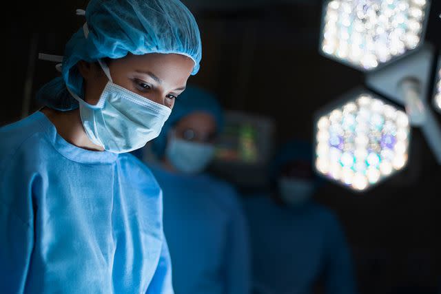 <p>Getty</p> Female medical professional (stock photo)