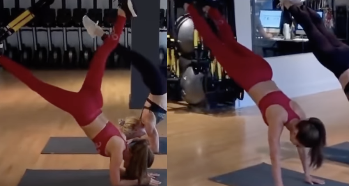Girls Are Taking Off Their Pants While Doing Handstands - Wow Article