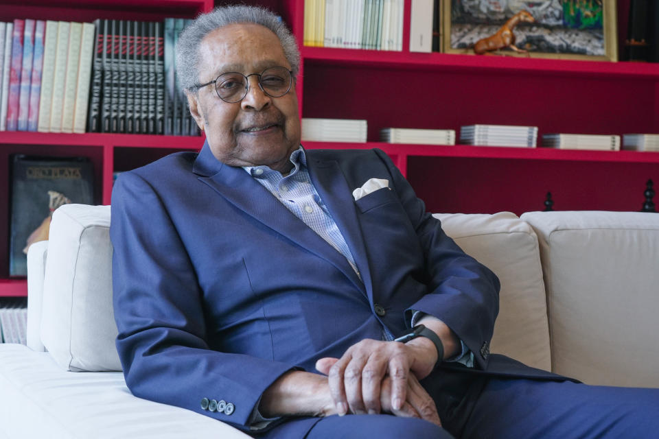 Clarence B. Jones, chairman of the board of the Spill the Honey Foundation and co-founder of the Clarence B. Jones Institute for Social Advocacy, in Los Angeles on June 9, 2023.