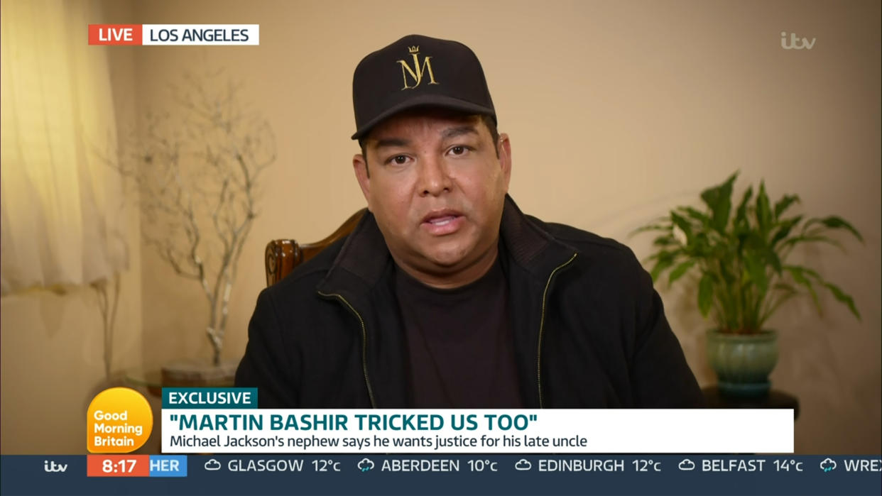 Mandatory Credit: Photo by ITV/Shutterstock (11955644h)
Taj Jackson
'Good Morning Britain' TV Show, London, UK - 24 May 2021