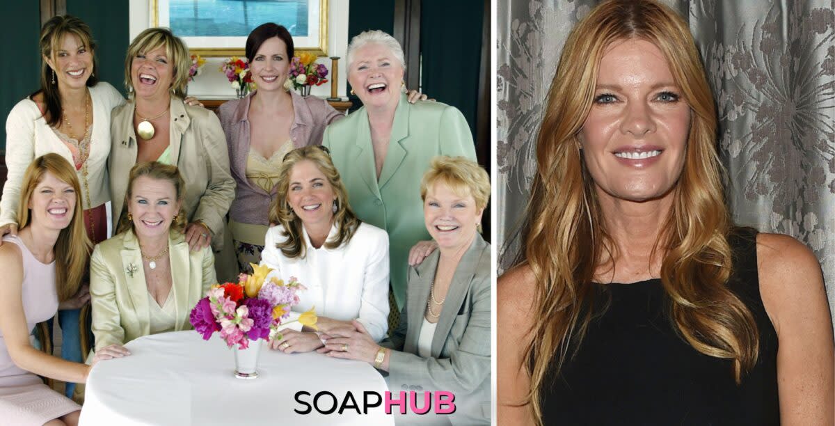 Michelle Stafford gets together with her fellow actresses. 