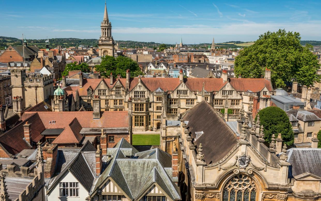 Oxford is seeing a 20-year low in fee-paying school pupils applying to university colleges - David Williams/Corbis Documentary RF