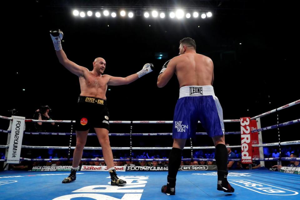 Fury dominated Seferi in his comeback fight (Action Images via Reuters)