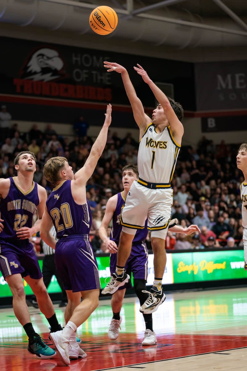 Enterprise's Brady Crouch was voted the Deseret News boys basketball 2A Player of the Year.