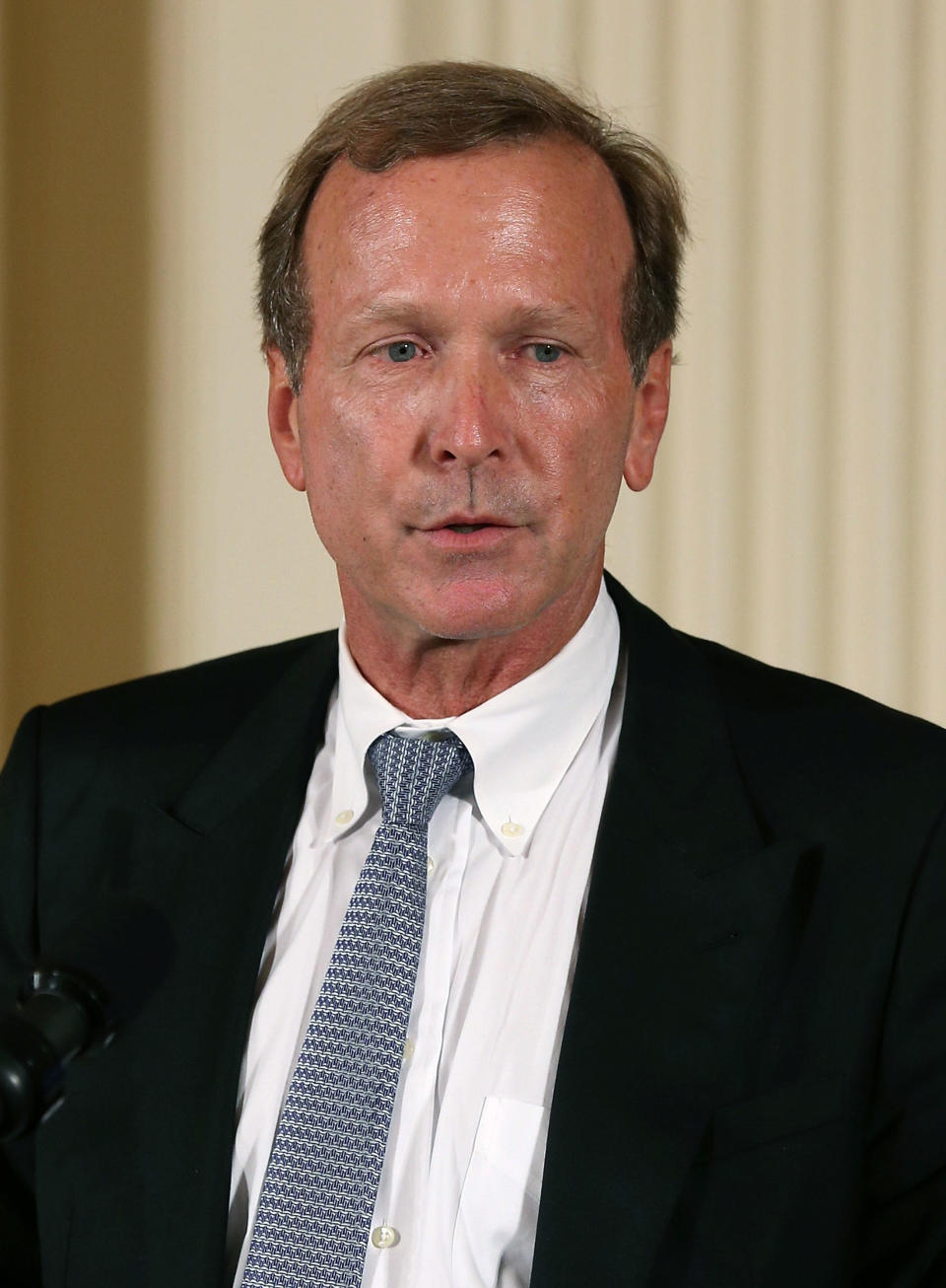 Neil Bush speaks during an event at the White House on July 15, 2013 in Washington, D.C. (Photo by Mark Wilson/Getty Images)  -- Son of George H.W. Bush & Barbara Bush -- Father of Lauren Bush Lauren, Ashley Bush, Pierce M. Bush -- Brother George W. Bush, Jeb Bush, Pauline Robinson Bush, Marvin Bush, Dorothy Bush Koch