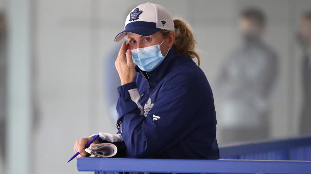 Canadian hockey legend Hayley Wickenheiser becomes the fourth woman hired as an assistant general manager with an NHL club this year. (Getty)