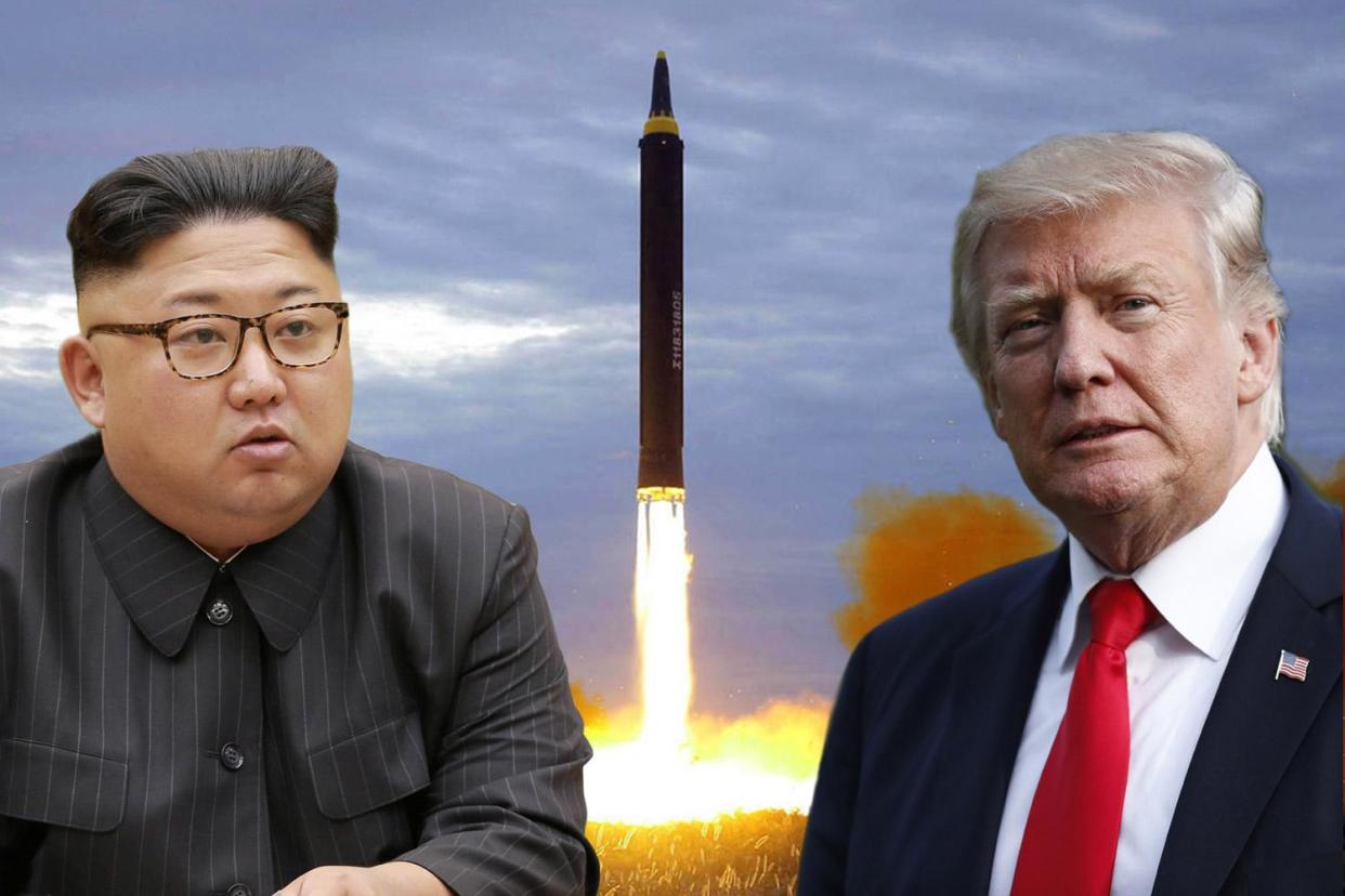 Facing off: Kim Jong-Un and Donald Trump