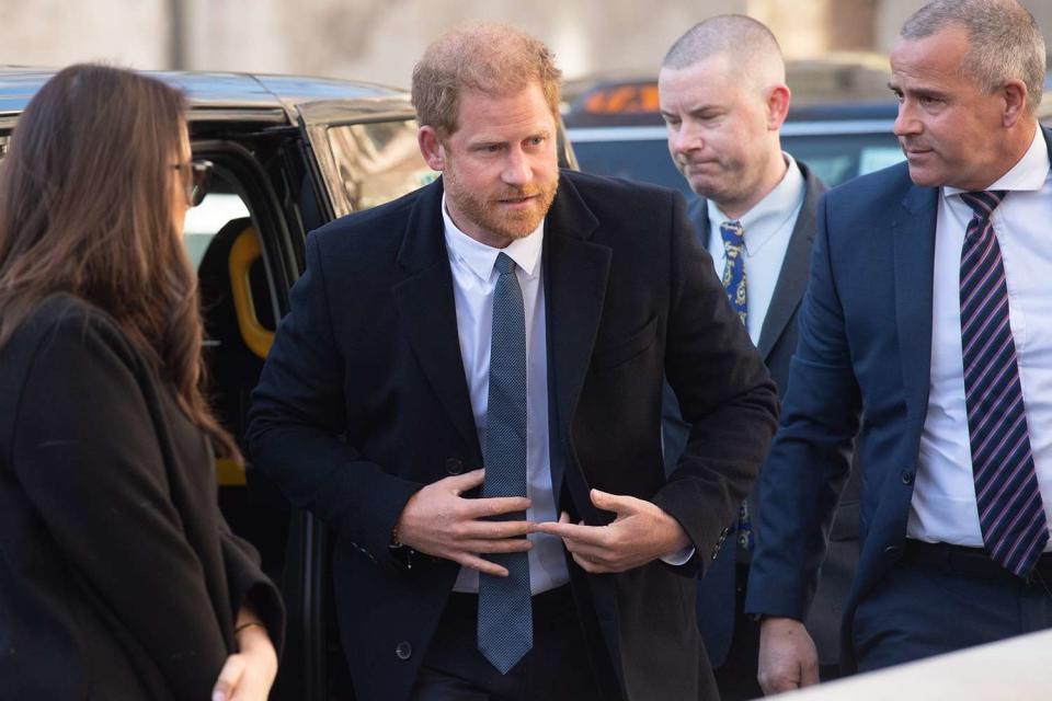 Justin Ng / Avalon Prince Harry arrives at the High Court in London