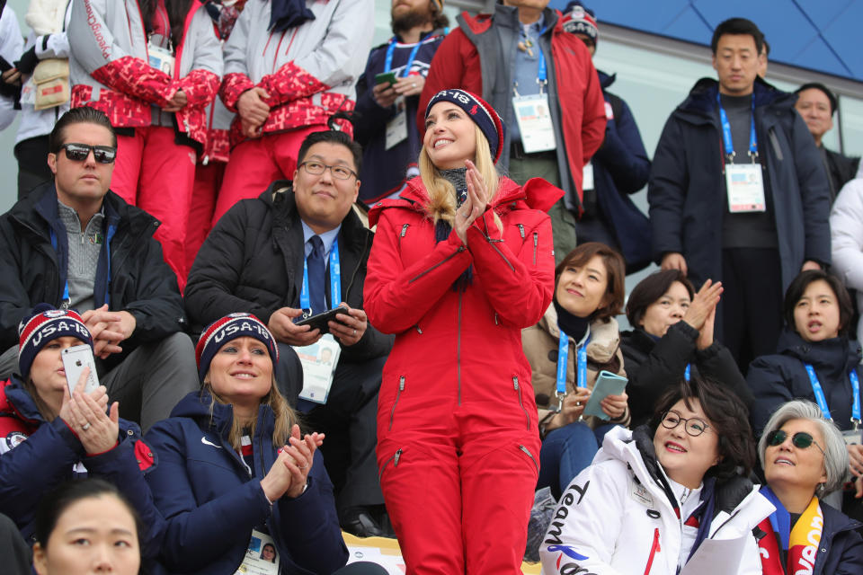 Die Olympischen Winterspiel gehen dem Ende zu. Kurz vor der Abschlussfeier tauchte Ivanka Trump, Tochter des US-Präsidenten in Pyeongchang auf.