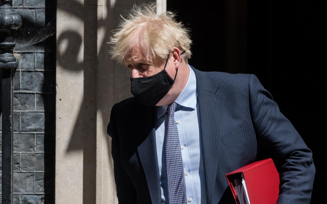 Boris Johnson said that 'on Monday... we'll have a look at where we are' - Wiktor Szymanowicz/Anadolu Agency via Getty Images