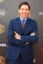 <p>Luke Wilson looks sharp in a blue suit at the Fort Worth premiere of <em>12 Mighty Orphans</em> at the ISIS Theater on June 7 in Fort Worth, Texas.</p>