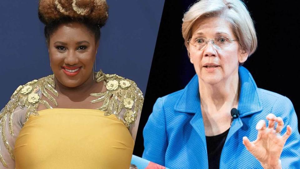 <p>Elizabeth Warren is running for president but apparently she has a backup plan when she’s done with politics … relationship expert. Comedian Ashley Nicole Black — who was a writer for two years on “Full Frontal with Samantha Bee” — jokingly tweeted on Saturday, “Do you think Elizabeth Warren has a plan to fix my […]</p> <p>The post <a rel="nofollow noopener" href="https://theblast.com/elizabeth-warren-ashley-nicole-black-dating-advice/" target="_blank" data-ylk="slk:Comedian Ashley Nicole Black Gets Offer of Dating Advice … From Elizabeth Warren!!!;elm:context_link;itc:0;sec:content-canvas" class="link ">Comedian Ashley Nicole Black Gets Offer of Dating Advice … From Elizabeth Warren!!!</a> appeared first on <a rel="nofollow noopener" href="https://theblast.com" target="_blank" data-ylk="slk:The Blast;elm:context_link;itc:0;sec:content-canvas" class="link ">The Blast</a>.</p>