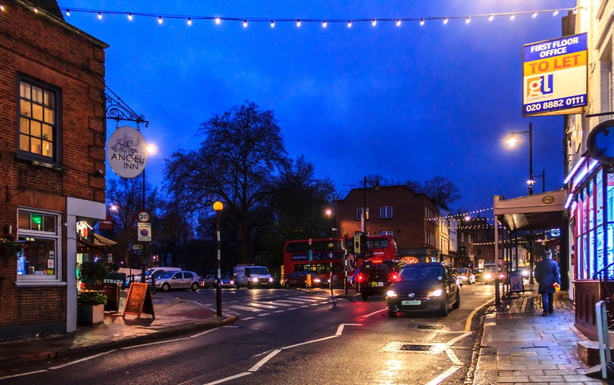 North London by night