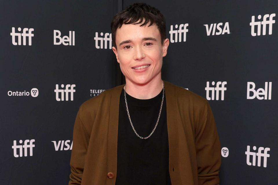 <p>Michael Loccisano/Getty</p>  Elliot Page attends the "Close to You" premiere during the 2023 Toronto International Film Festival at Royal Alexandra Theatre on September 10, 2023 in Toronto, Ontario