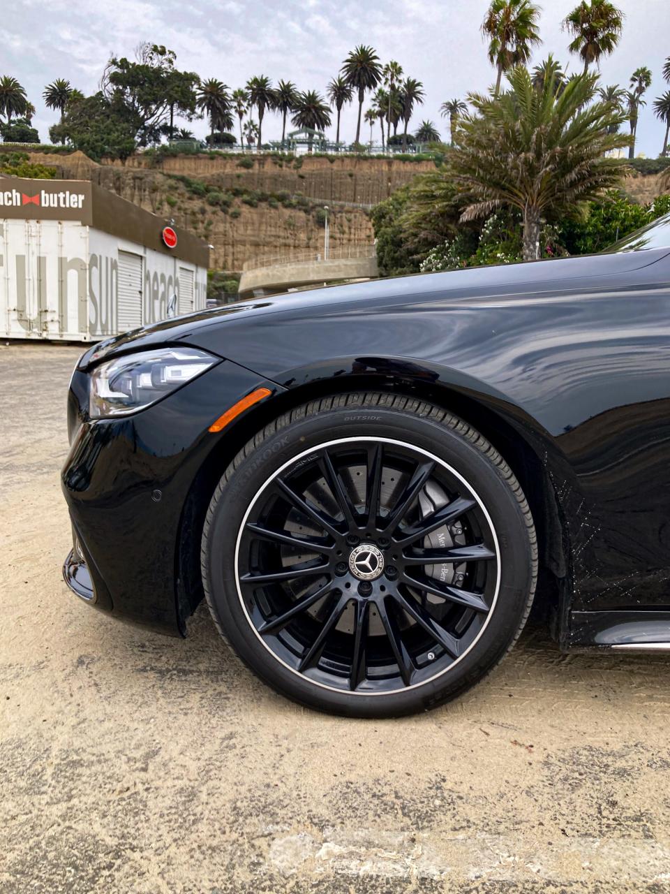 The 2023 Mercedes-Benz S580e luxury sedan. 