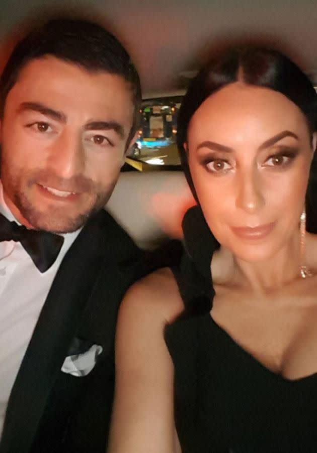 Terry Biviano and her hubby were at the Prix de Marie Claire fashion and beauty awards last night. Source: Instagram