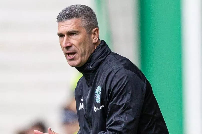 Hibs boss Nick Montgomery is fighting for his job