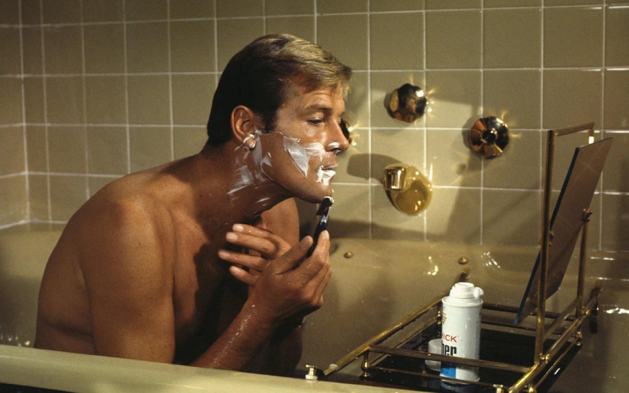 Take a leaf out of Sir Roger Moore's book when it comes to a clean, close shave this winter - Alamy 