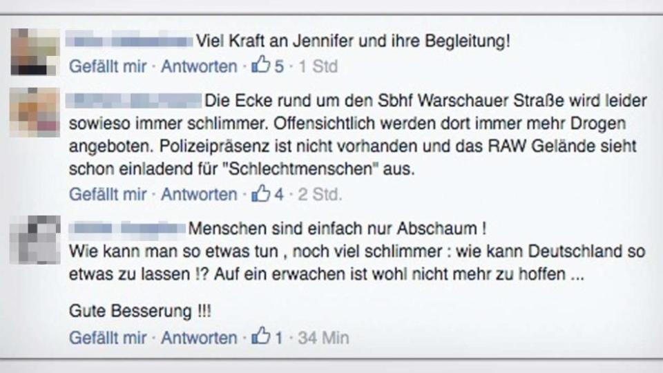 Fans von Jennifer Weist teilten den Post der 28-Jährigen aber nicht nur eifrig, sondern kommentierten ihn natürlich auch. So zeigten sich etliche User ebenso geschockt wie die Musikerin und richteten die besten Wünsche an sie und ihre Begleitung.