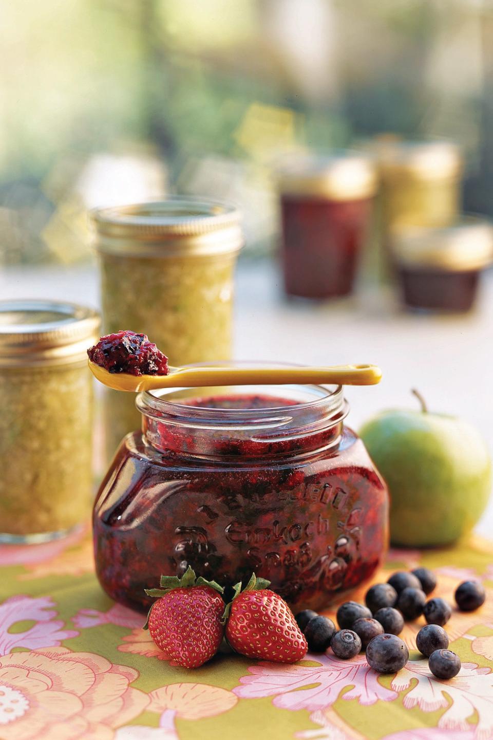 Double Berry Freezer Jam