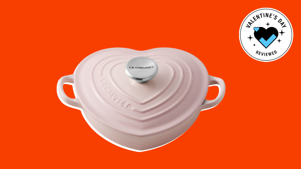 Best luxury Valentine's Day gifts: Le Creuset heart pan