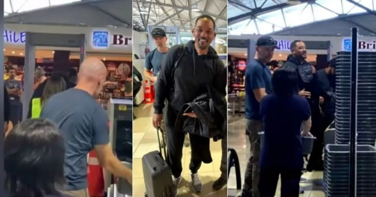 Will Smith realizó una visita sorpresa a Chile