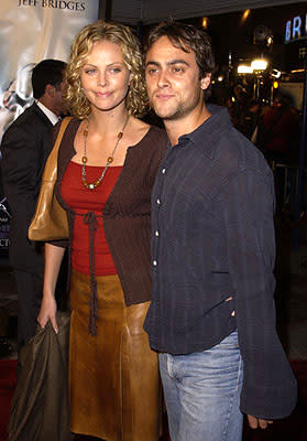 2 Days In the Valley star Charlize Theron and Stuart Townsend at the Westwood premiere of K-Pax