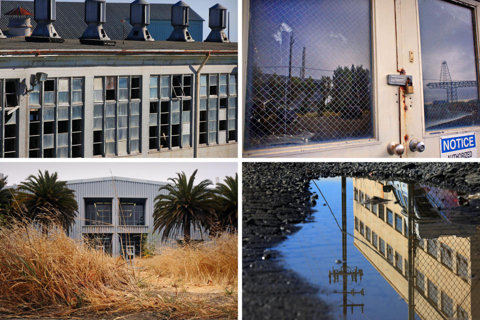 Buildings at the former Hunts Point Naval Shipyard. (Lea Suzuki / The San Francisco Chronicle via Getty Images)