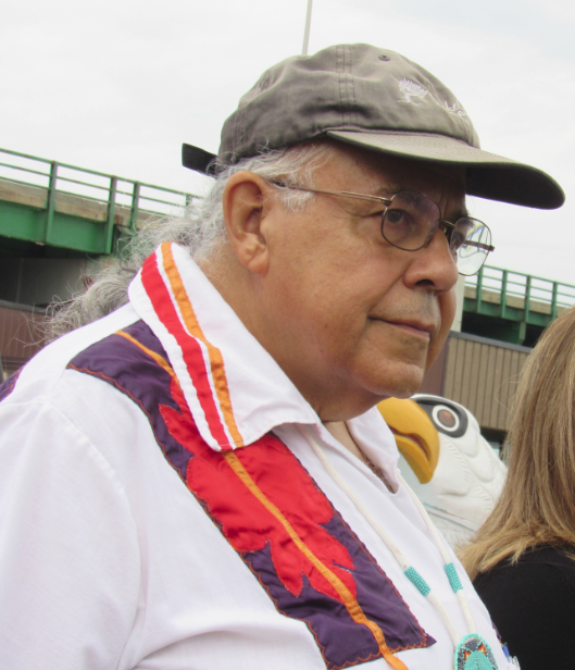 Frank Ettawageshik (Photo/Levi Rickert for Native News Online)