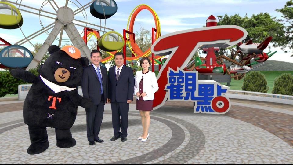 交通部長林佳龍於《T觀點》中，分享自己最愛的旅遊秘境。(圖／TVBS)