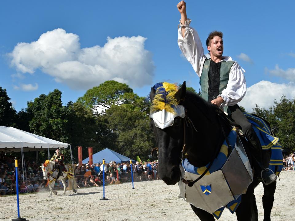 Sarasota's Medieval Fair in 2019. A Sarasota County building official connected to the annual festival resigned amid questions about her role in the construction of a new home for the event in Manatee County.