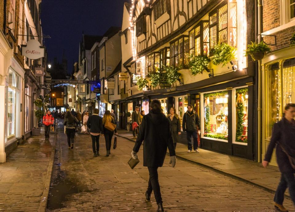 York’s medieval streets look even prettier at Christmas (Getty) (Getty Images)