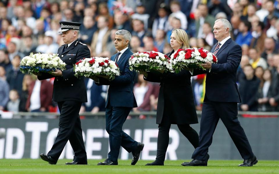 Sadiq Khan at Wembley - Credit: Reuters