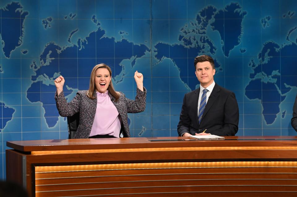 Kate McKinnon as Justice Amy Coney Barrett on "Saturday Night Live"