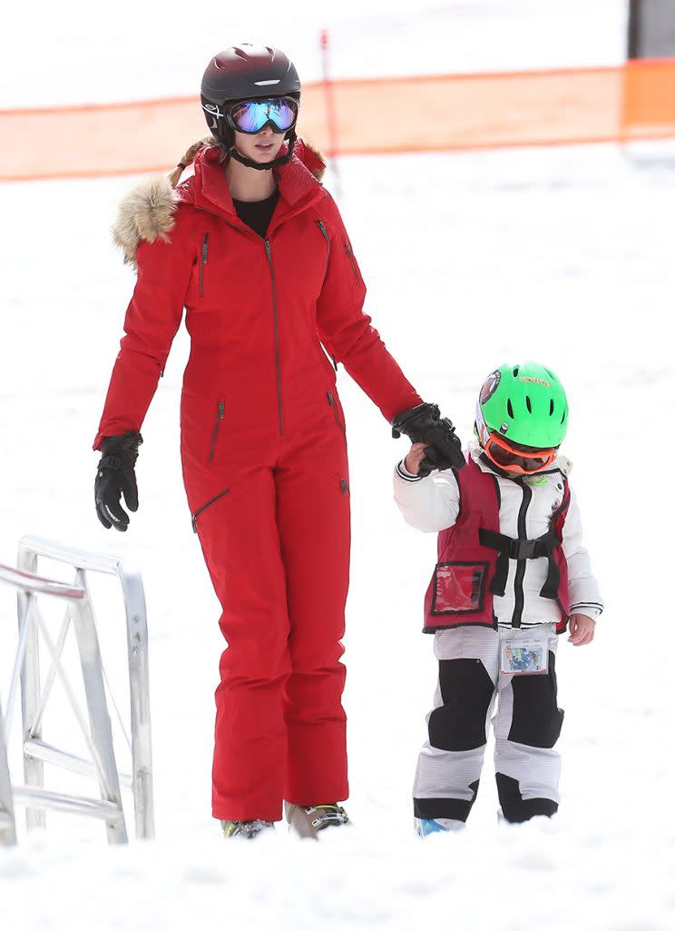 Ivanka Trump’s ski suit wasn’t cheap. (Photo: FameFlynet, Inc.)