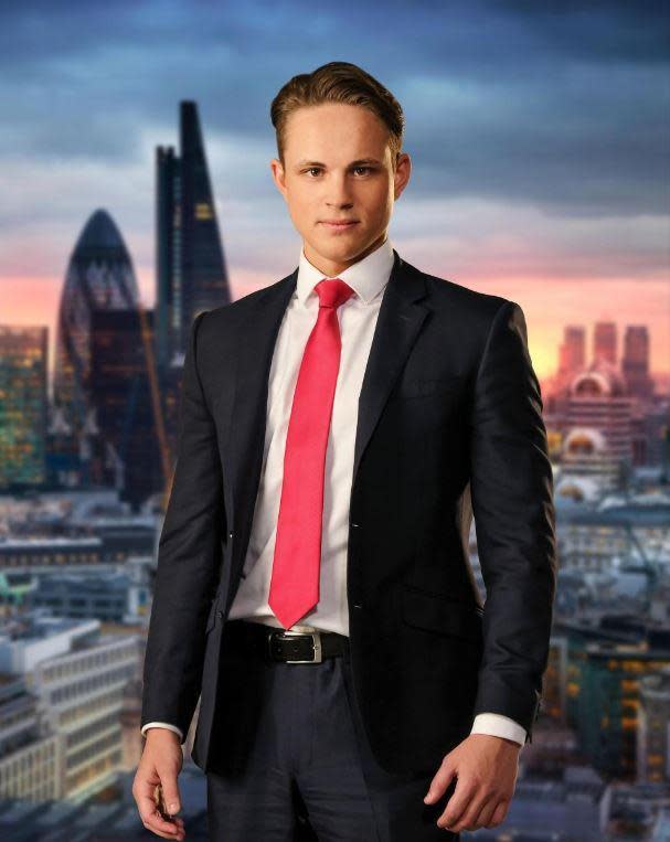 Wannabe star: Apprentice candidate James White works in recruitment